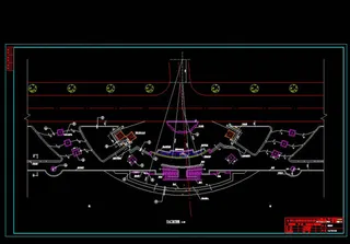 园林中心cad图纸
