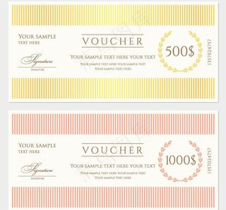 礼券优惠券图片