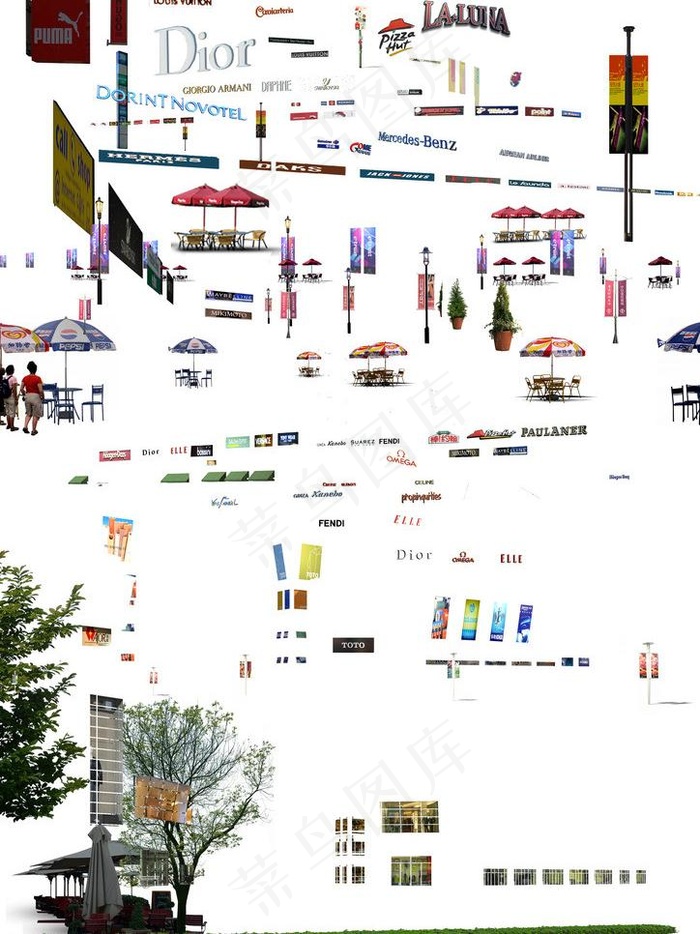 景观商业素材图片(3508X4961(DPI:300))psd模版下载