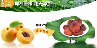纯天然杏干图片