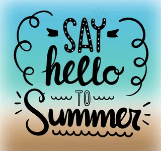 毛笔风格字母素材