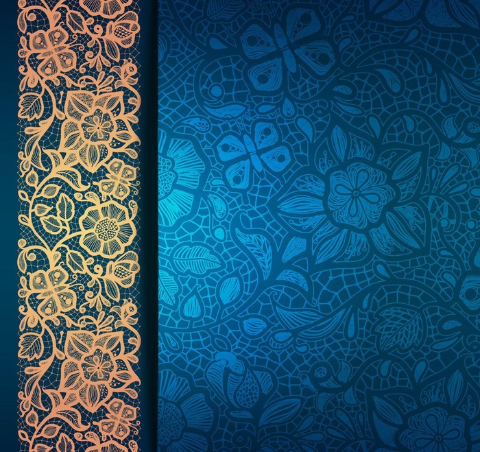 欧式花纹背景图片