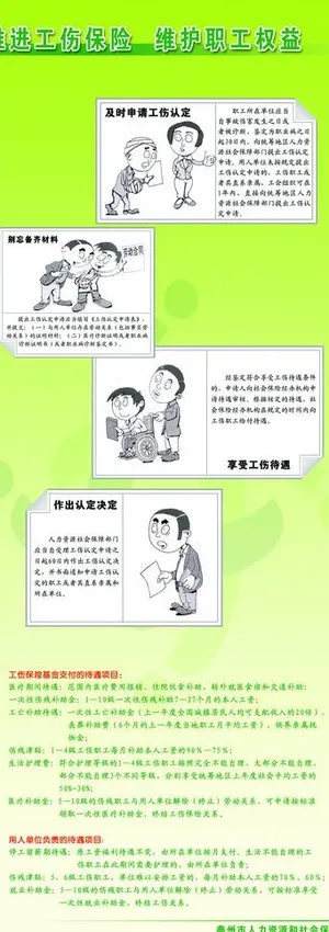 工伤保险x展架图片
