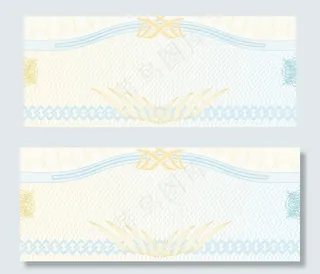 欧式花纹 现金券图片