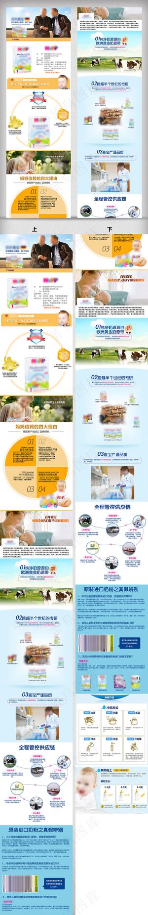 母婴奶粉详情页模板