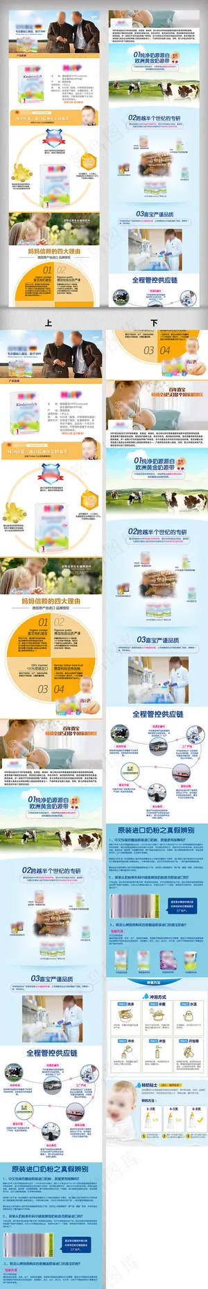 母婴奶粉详情页模板