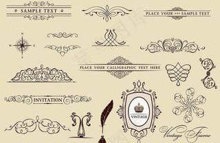 欧式花纹边框图片