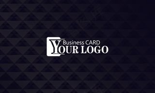 黑色名片设计欣赏PSD模板下载