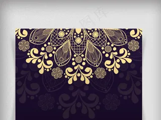 高端大气背景书信信纸设计模板