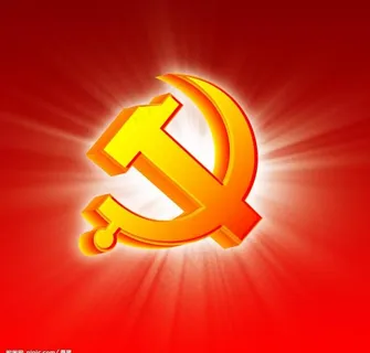 光芒四射的党徽（原创）图片