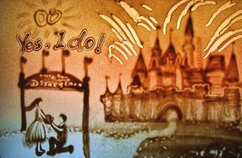 圣彩创意沙画图片