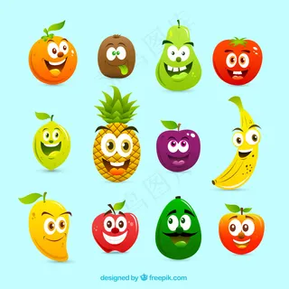 卡通水果