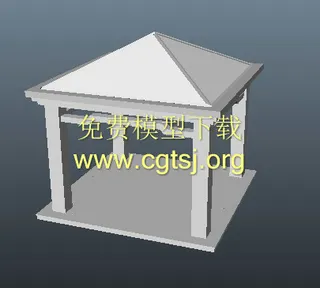 亭子3D模型
