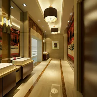 公共卫生间模型