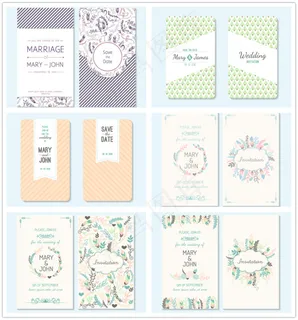 手绘婚礼邀请函 手绘婚礼邀请函