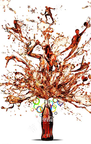 创意可乐素材图图片