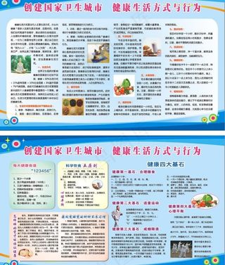 健康生活宣传栏图片