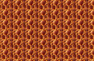 酒红爱心图案底纹图片