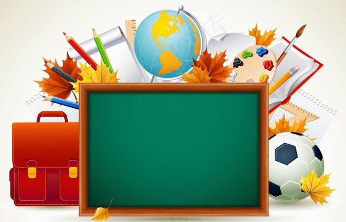 学生开学返校背景图片eps,ai矢量模版下载