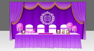 婚庆迎宾区 收礼区