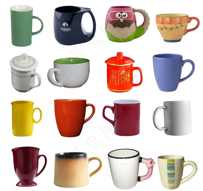 杯子图片psd模版下载