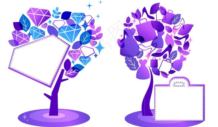 钻石图片ai矢量模版下载