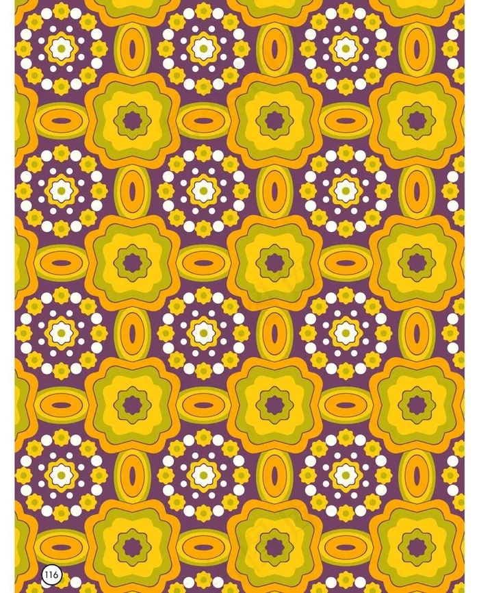 华丽几何与小碎花图片