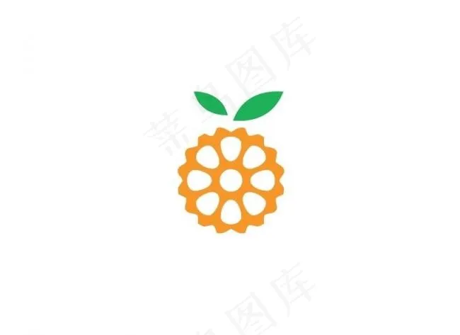 香蕉橘子logo图片ai矢量模版下载