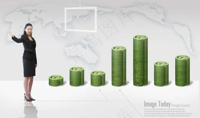 女强人经纪人白领素材图片psd模版下载