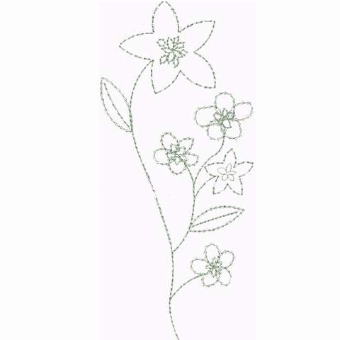 绣花 植物 草 色彩 竹青色 免费...