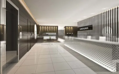 营业前台的3D模型