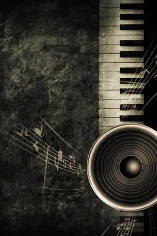 复古音乐素材图片