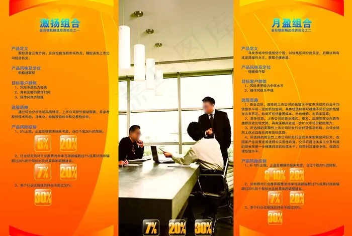 世纪证券 增值服务产品图片psd模版下载