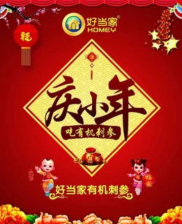 庆小年红色喜庆