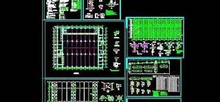 全钢结构单层厂房图纸
