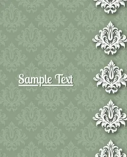 欧式花纹背景图片