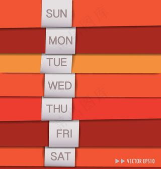 抽象折纸情人节海报矢量素材