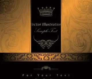 欧式华丽经典模式的背景03矢量