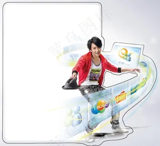 中国电信天翼展板