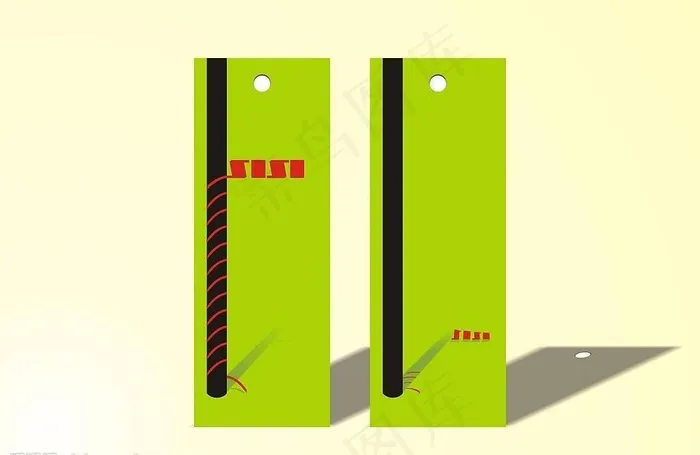 狮狮服装吊牌创意设计图片cdr矢量模版下载