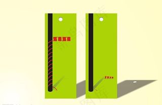 狮狮服装吊牌创意设计图片