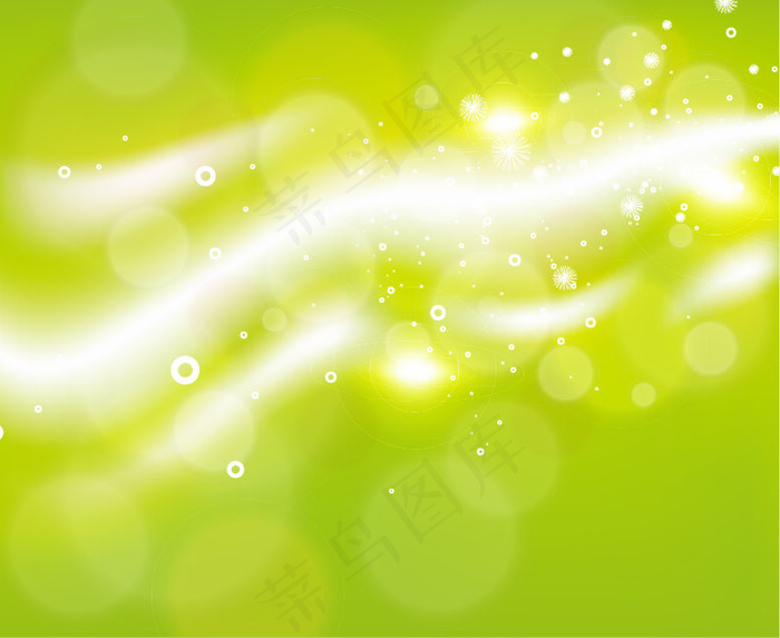 绿色背景矢量图形