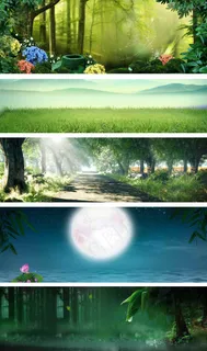 淘宝天猫海报背景图 1920全屏海...