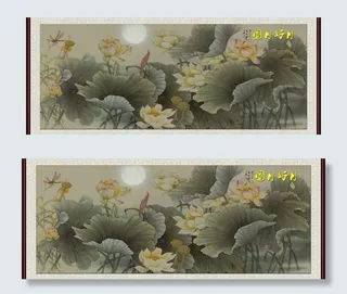 花好月圆 荷塘月色 荷花图片