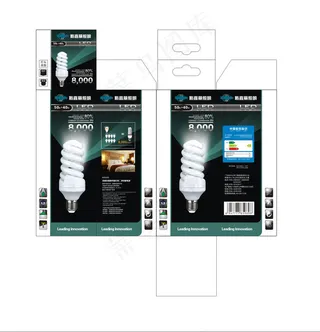 斯嘉丽照明节能灯包装