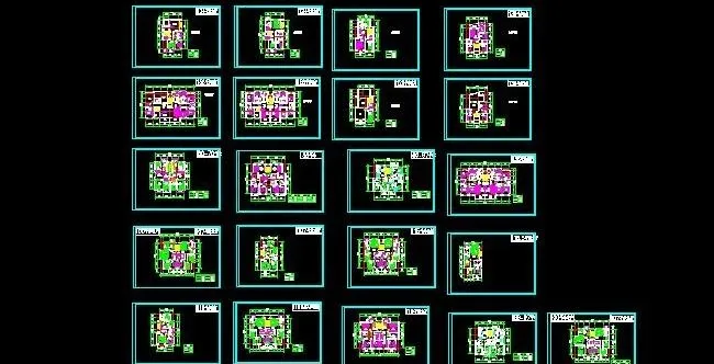 多种户型室内平面布置设计图