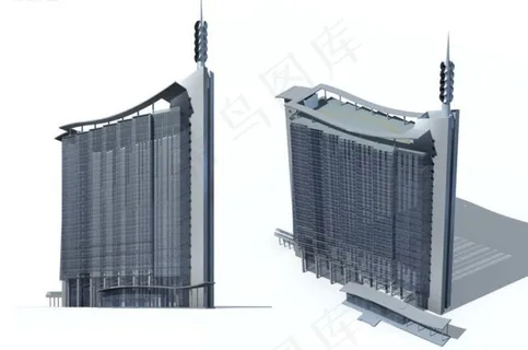 3D多层公共建筑设计商业办公楼 3D多层公共建筑设计商业办公楼
