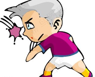 排球 卡通运动人物图片