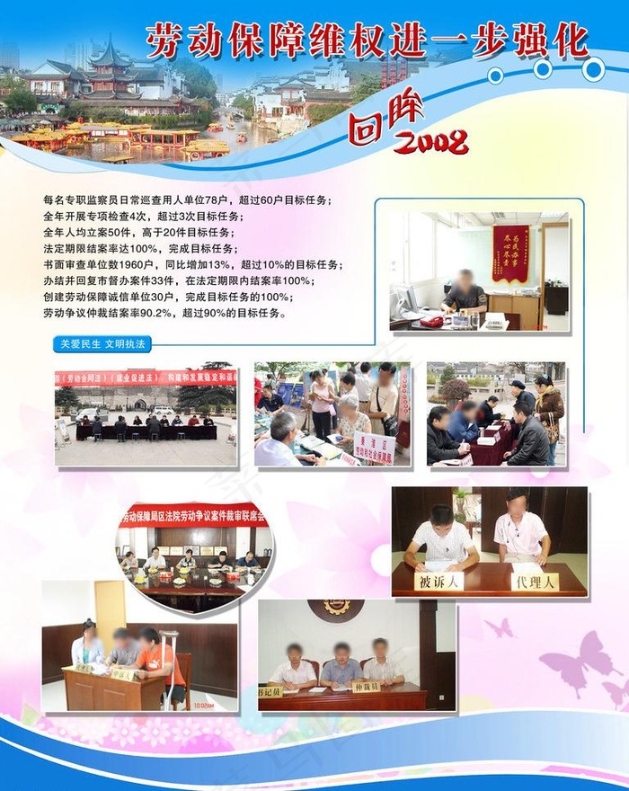 构建和谐劳动关系图片psd模版下载