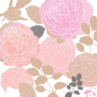 淡雅花纹背景矢量素材5